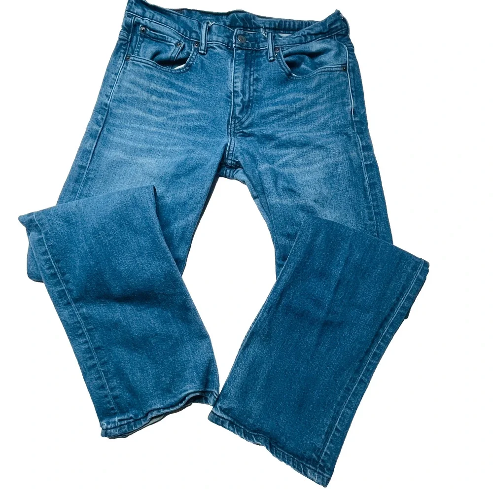 Levi's 569 Jeans Mens 31x34 Medium Wash Loose Straight Relaxed Dad Denim